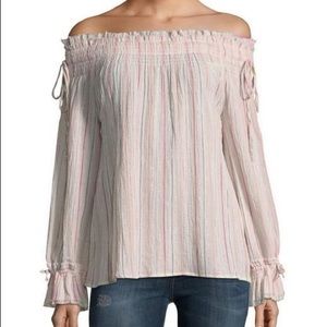Anthropologie Love Sam Off the Shoulder Top